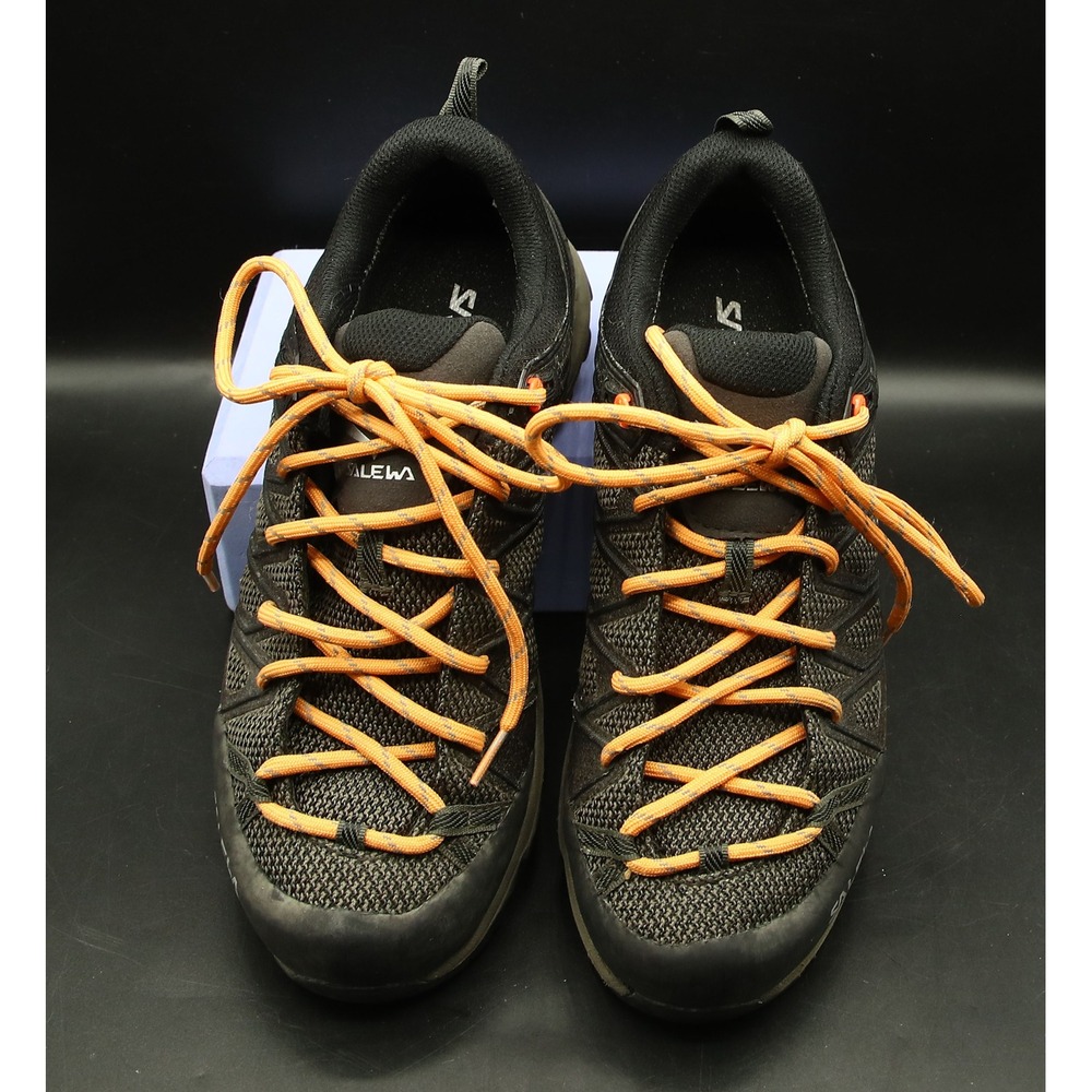 Salewa WS MTN TRAINER LITE GTX Wallnut Fluo Coral Hiking Shoes Women's US 8.5